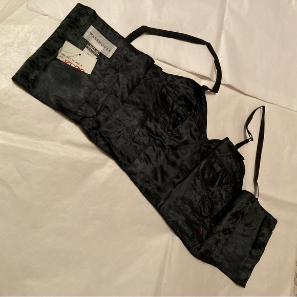 Silk Bustier Corset Halter Top Camisole - Picture 5 of 11